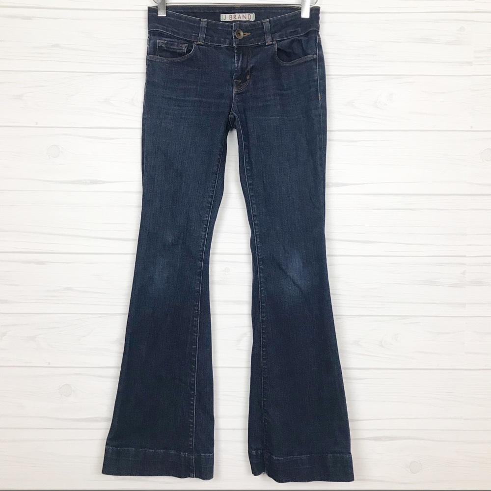 J Brand Love Story Low-Rise Flare Jeans - 26